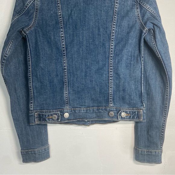Levi Strauss Denim Jacket Women’s XS Blue Jean Trucker Button Up Long Sleeve - Picture 13 of 16